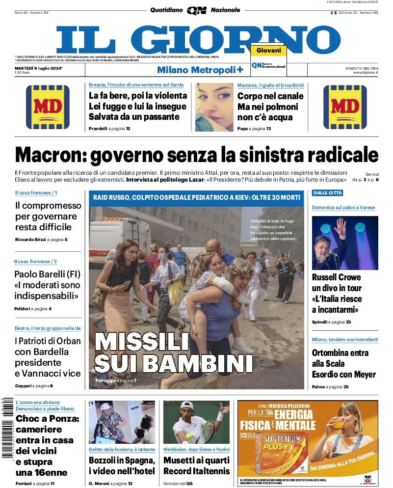 Prima-pagina-il giorno-edizione-di-oggi-20240709